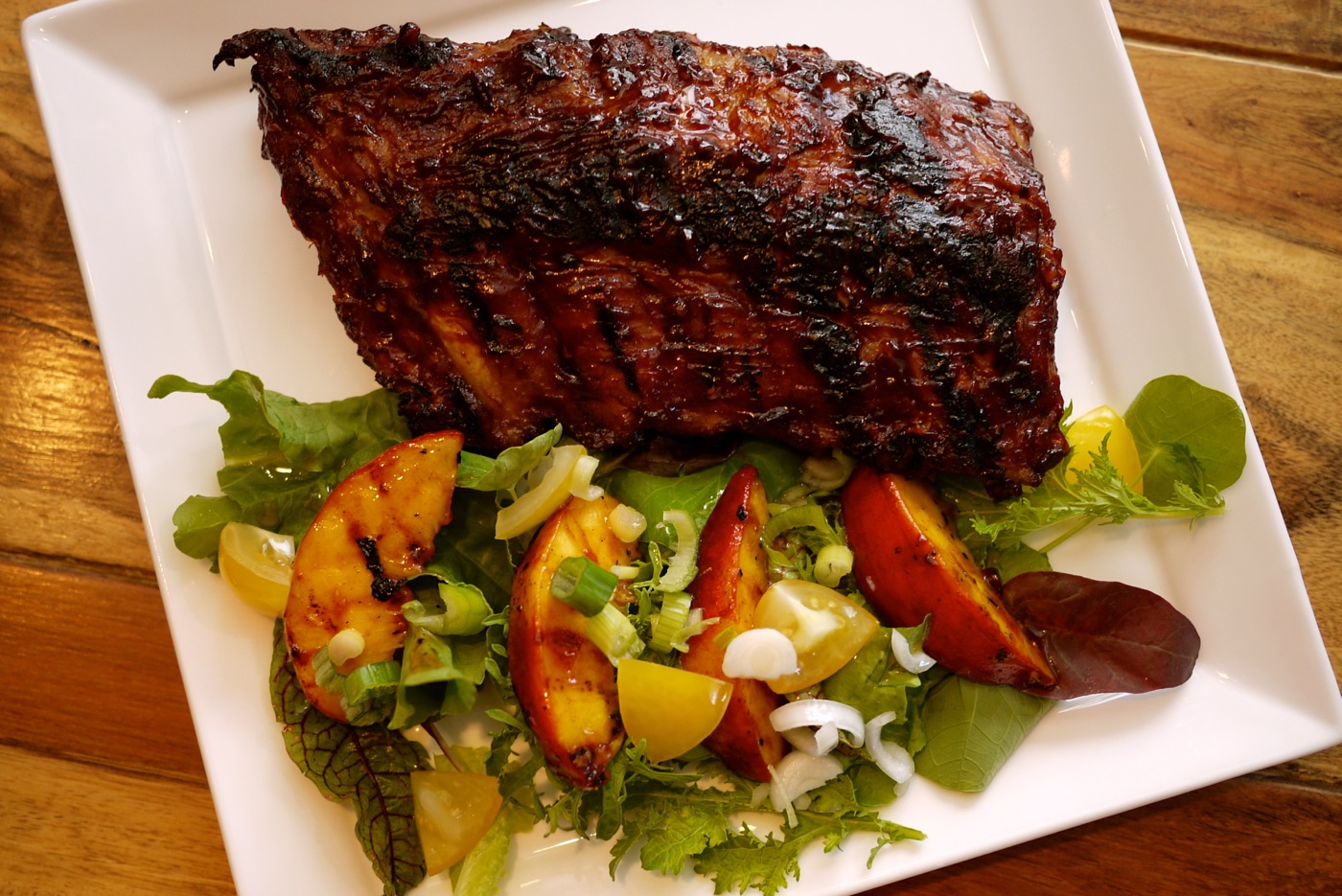 Côtes levées grillées sur le barbecue... un délice!