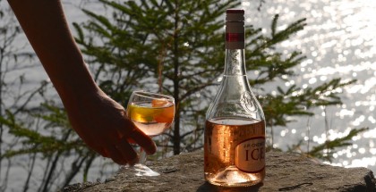 Rosé "on the rocks"