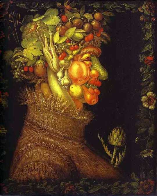 Chefs-d’oeuvre végétaux, à la manière d’Arcimboldo