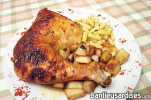 Cuisses de poulet au babeurre