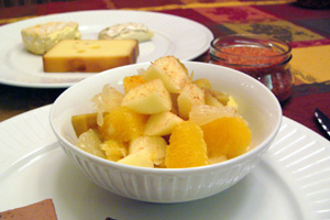 Salade de fruits au sel rose d’Hawaï