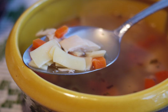 Soupe des lendemains de dinde