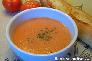 Vichyssoise aux tomates